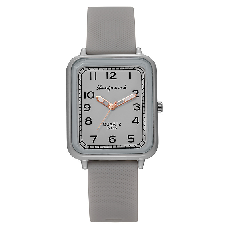 Ins Net Red Reloj de mujer de concha cuadrada Cinta al por mayor Reloj de cuarzo digital Personalidad Moda Reloj de estudiante Reloj de mujer