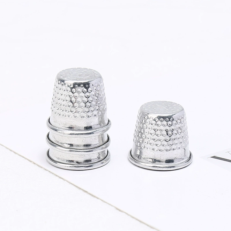 Металлическая алюминиевая швейная сумка наперсток ручного шитья инструмент для прессования иглы котелок домашняя вышивка крестом палец крышка наперсток