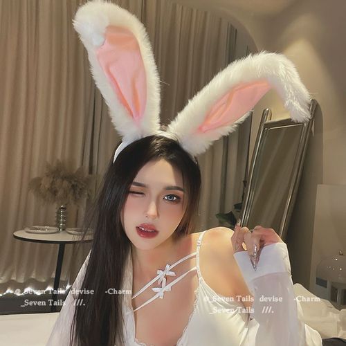 Judy bunny ears headband plush headband hair accessories Christmas cosplay cute headband accessories dress up