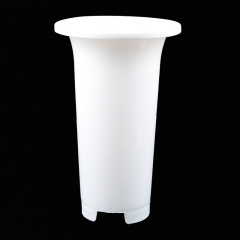 Pure Color Orchid Special Pot Plastic Orchid Pot Wholesale Thickened Tall Orchid Pot White Yellow Orchid Pot