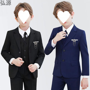 2023 Children's Suit suit Children's Piano Performance Clothes Flower Girl's Dress Boy's Host Boy's Suit