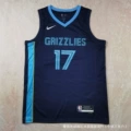 Heat Press Grizzlies 17 Navy Blue
