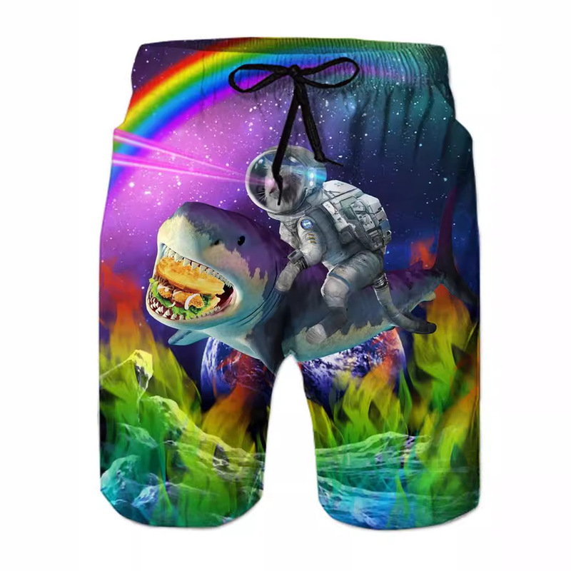 Europe and the United States cross-border 3D digital printing men's casual shorts cute little animal shorts AliExpress Amazon ebay