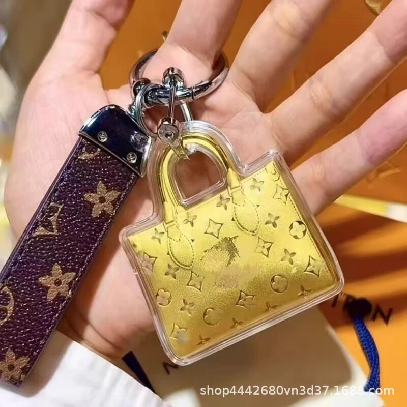 Water Bead Gold Instant Wealth Phone Keychain Pendant Lanyard Berry Trouble Kt Cat Gold Key Gift for Friends