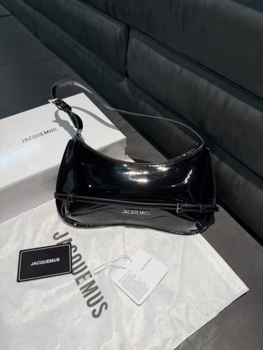 Jacquemus New Lightweight French Vintage Baguette Bag Women's Fashion Shoulder Bag Niche Luxury Underarm Bag - Thumbnail 8