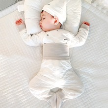 婴儿衣服秋冬套装宝宝保暖内衣纯棉儿童加厚夹棉新生儿睡衣春秋季