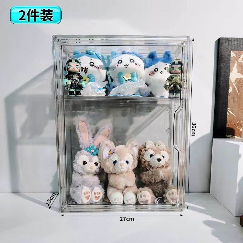 Display Box (Labubu) Acrylic Doll Display Cabinet, Transparent Multi-Size Storage