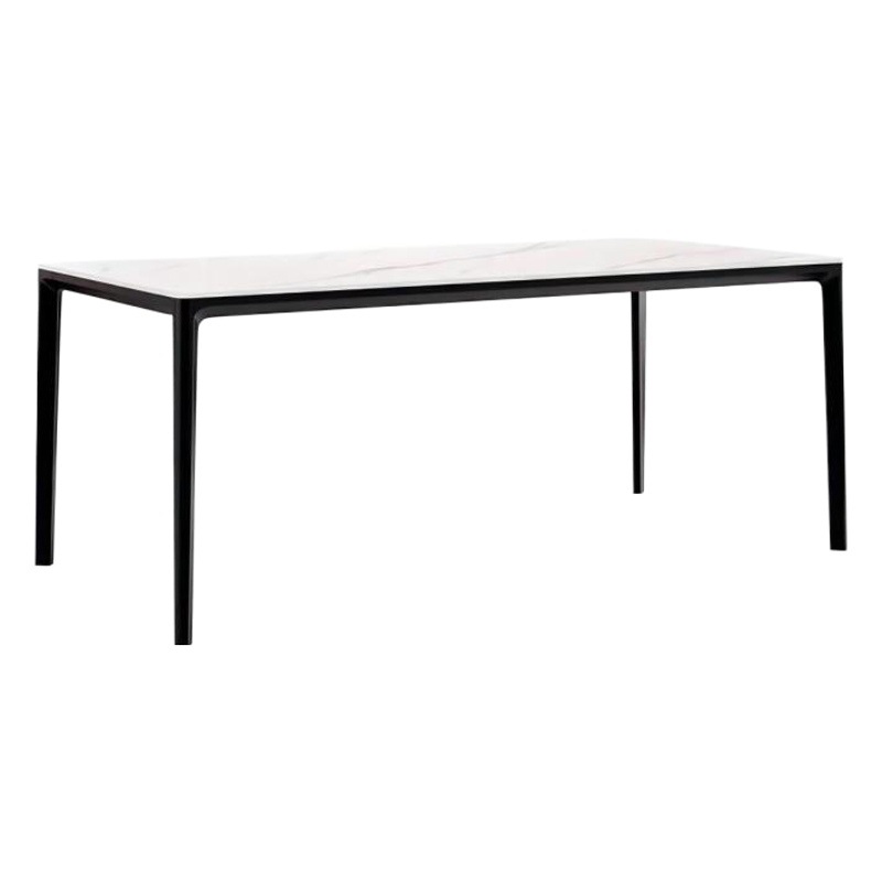 Rock placa mesa de comedor hogar pequeño apartamento luz lujo moderno simple mesa de arroz italiano nuevo minimalista mesa de comedor y silla combinación