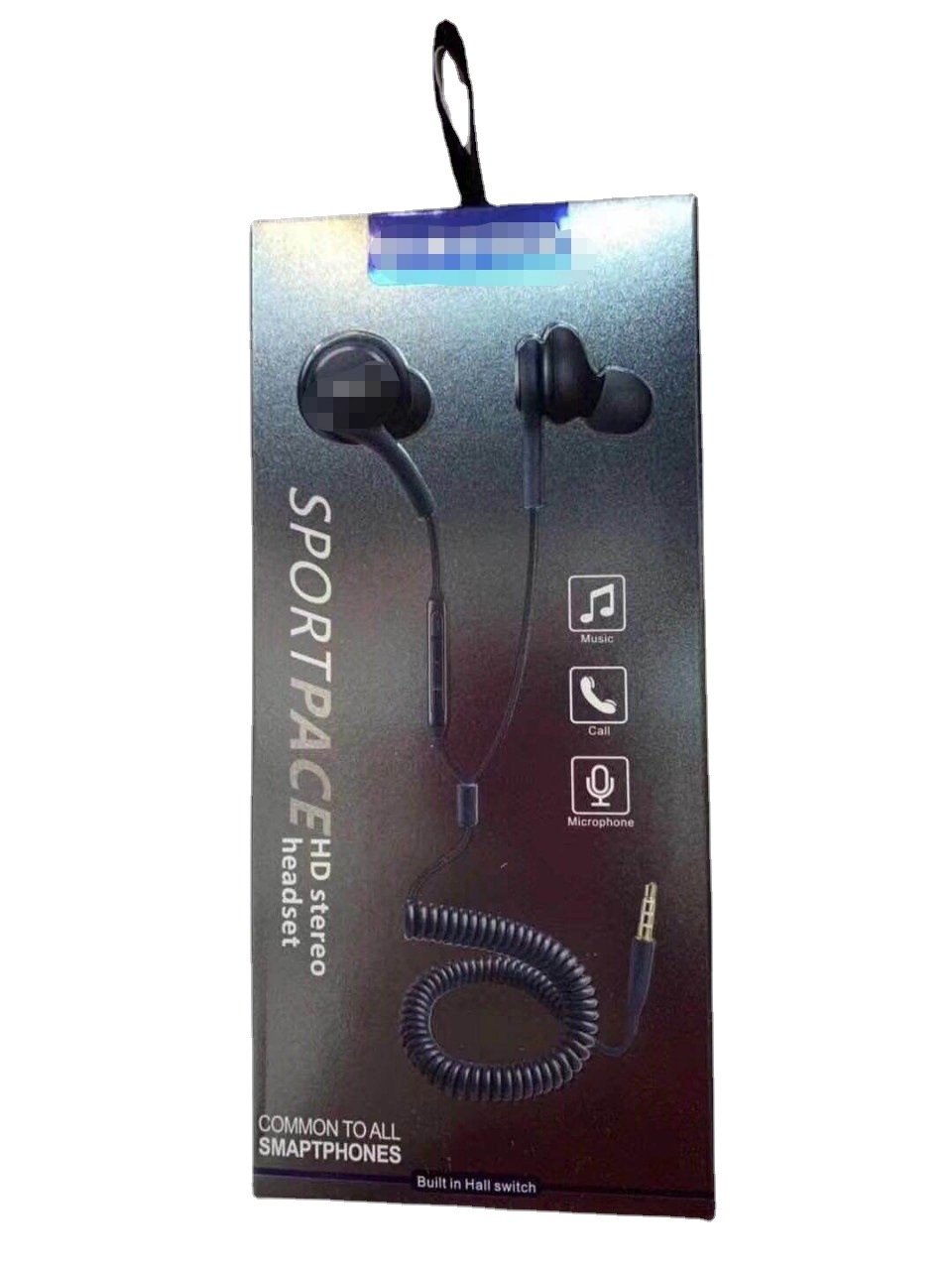 Adecuado para Samsung AKG/s8plus/S9/note9 alargó primavera auricular cable silicona caso tapones para los oídos en la oreja