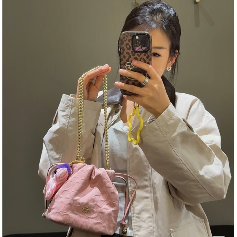 26 New Models of C蔻 Women's Faye Small Cloud Bag in Denim Blue with Drawstring, Single Shoulder Crossbody Bag, Mini Lucky Bag 26 New Models of C蔻 Women's Faye Small Cloud Bag in Denim Blue with Drawstring, Single Shoulder Crossbody Bag, Mini Lucky Bag