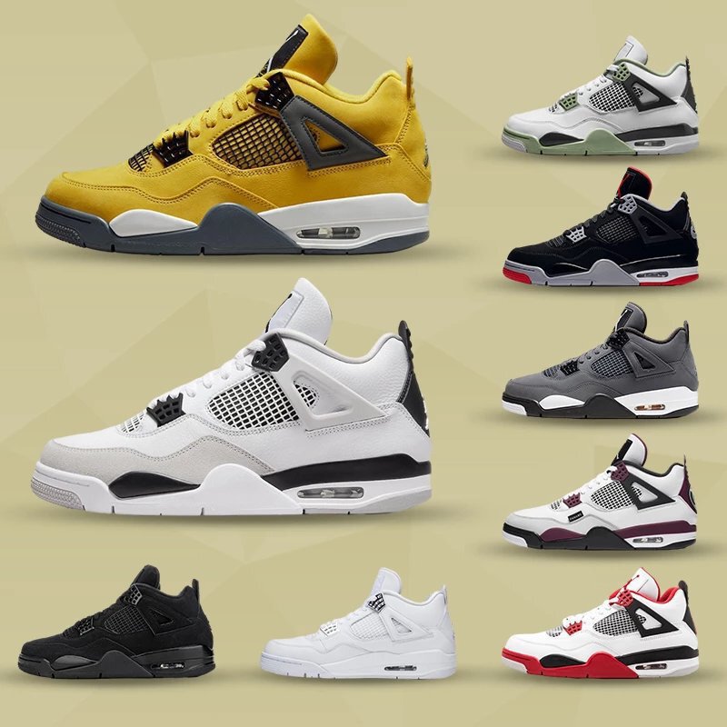 Putian Aj4 Electric Thunder Jordan Electric Thunder Black Cement Paris Basketball Shoes Jordan 4 Swallowtail Aj3 Air Cushion Basketball Shoes Putian Aj4 Electric Thunder Jordan Electric Thunder Black Cement Paris Basketball Shoes Jordan 4 Swallowtail Aj3 Air Cushion Basketball Shoes