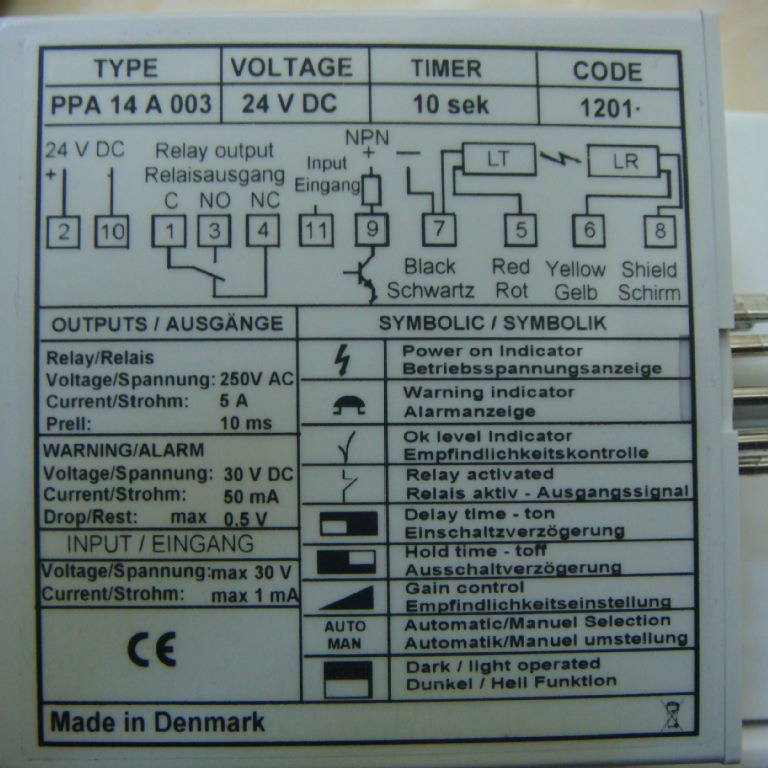 TELCO 传感器PPA14A003 SMR 8520 PGJ AK-ZG-12/8-5咨询后下单
