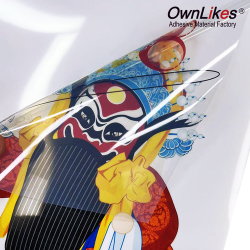 Manufacturer's inkjet PET transparent pressure-sensitive label printing paper, tear-proof A4 self-adhesive high-transparency label sticker, wholesale