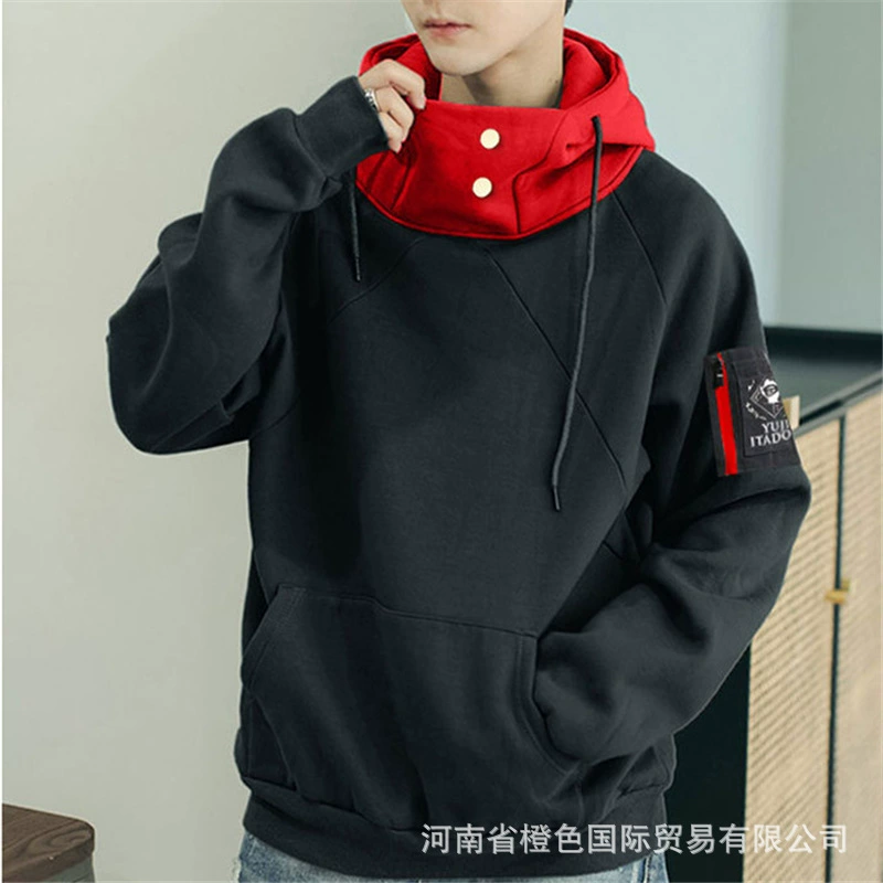 Худи унисекс Jujutsu Kaisen, куртка-косплей форма, красно-черная, M–3XL