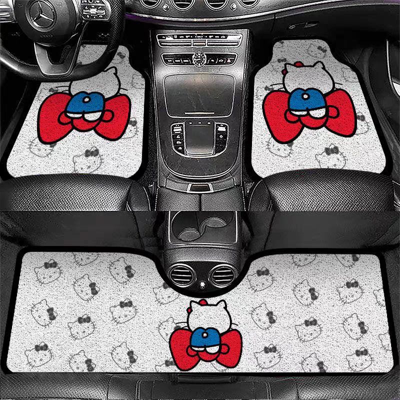 Cross-Border Hot-Selling Universal Car Floor Mats, Cuttable, Dirt-Resistant, Non-Slip, Easy to Clean, Dirt-Scraping Mats, Dropshipping