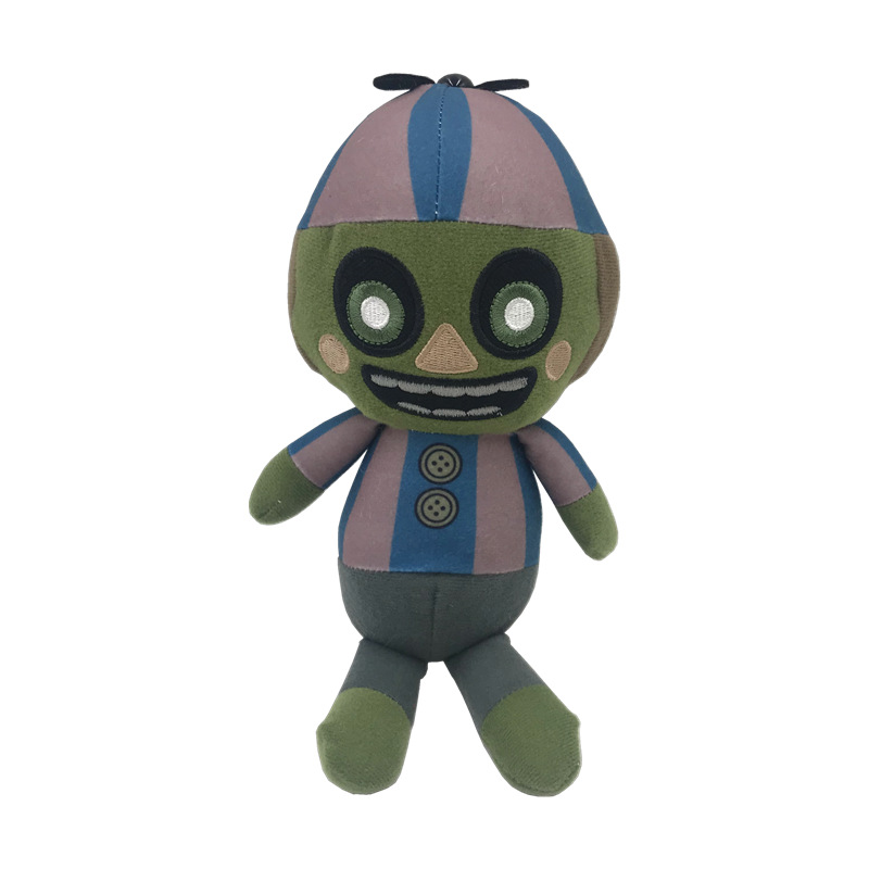 Green clown-White background