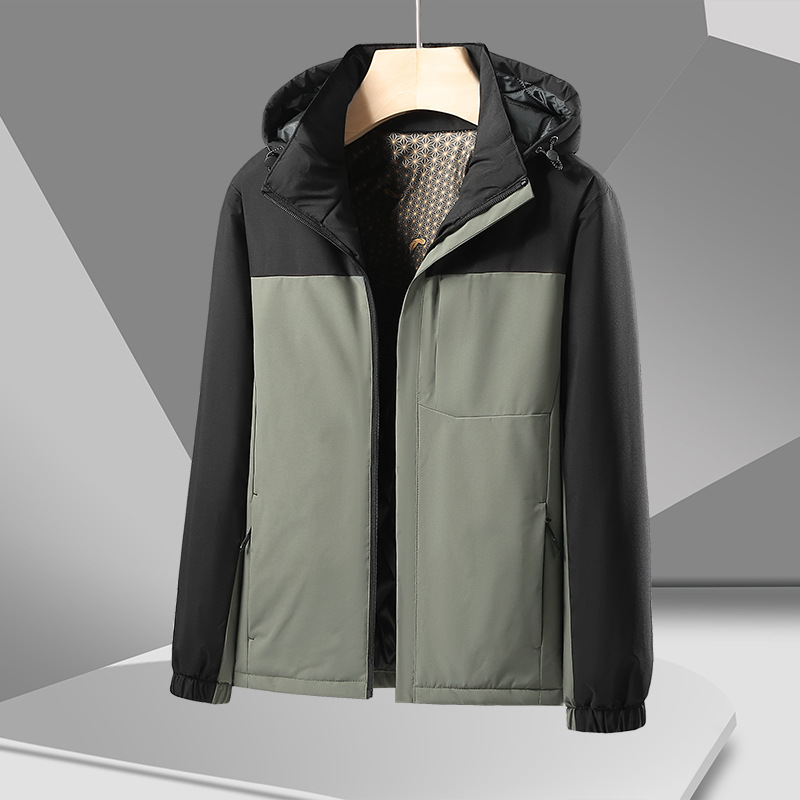 New Graphene Thermal Cotton Coat for Couples, Outdoor Thermal Cotton Coat with Detachable Hood, Available in Multiple Colors, Can Be Customized