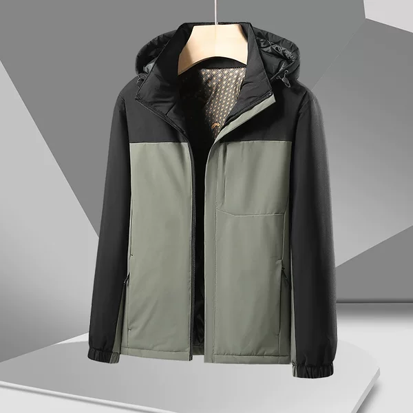 New Graphene Thermal Cotton Coat for Couples, Outdoor Thermal Cotton Coat with Detachable Hood, Available in Multiple Colors, Can Be Customized
