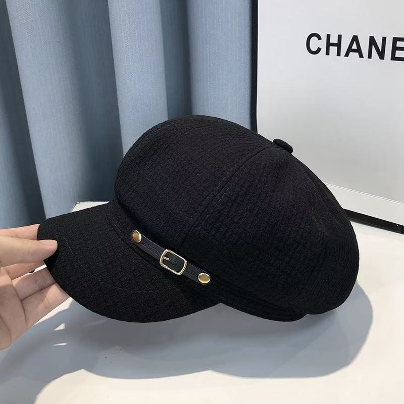 英伦风贝雷帽子女韩版网红时尚百搭画家帽日系复古鸭舌报童八角帽|undefined