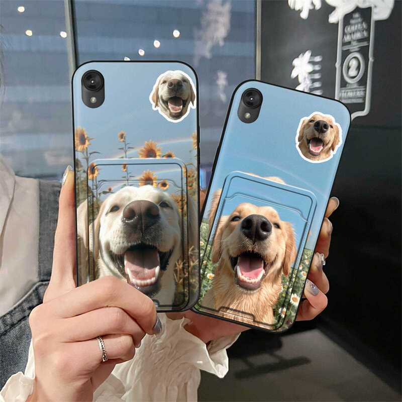 Suitable for Moto Mobile Phone Case, Trendyy Heat Dissipation, Photo Card Holder, Card Slot, Funny and Interesting Couple Card Dustproof Dog Suitable for Moto Mobile Phone Case, Trendyy Heat Dissipation, Photo Card Holder, Card Slot, Funny and Interesting Couple Card Dustproof Dog