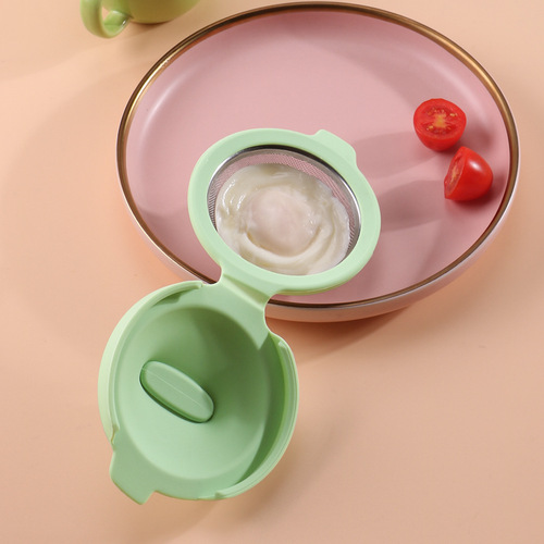 Kitchen gadgets microwave egg cup food egg bowl steamer with base silicone egg tray omelette