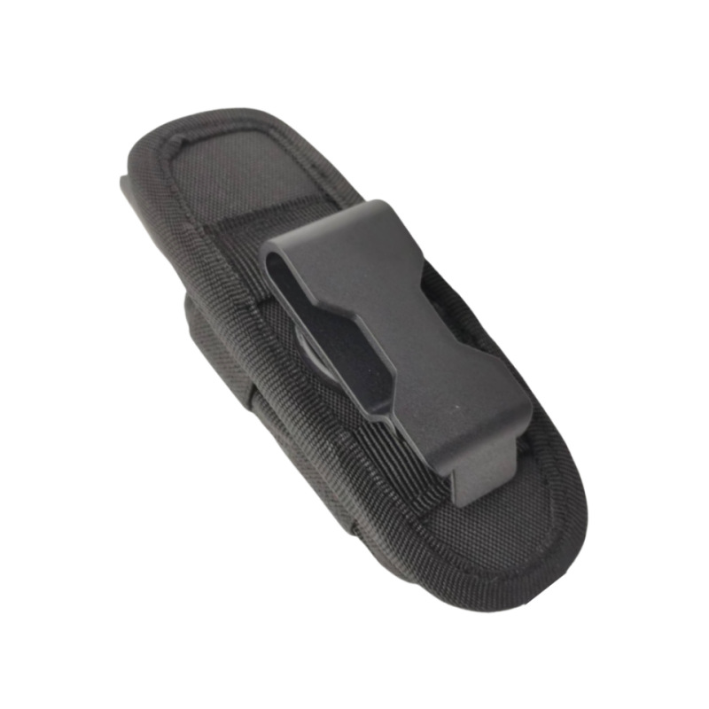 Funda de linterna para deportes al aire libre Funda multifuncional de cintura de linterna universal de 360 grados Bolsa colgante de accesorios Molle