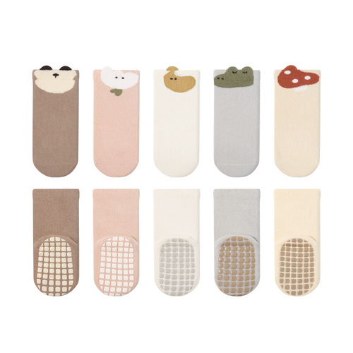 Baby Floor Socks Autumn/Winter New Arrival Cute Cartoon Baby Socks Spring Children Boneless Non-Slip Indoor Learning Walk Socks