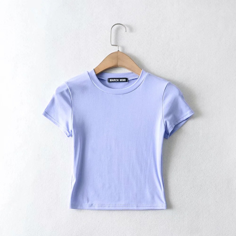 short-sleeved elastic tight-fitting t-shirt  NSHS29347