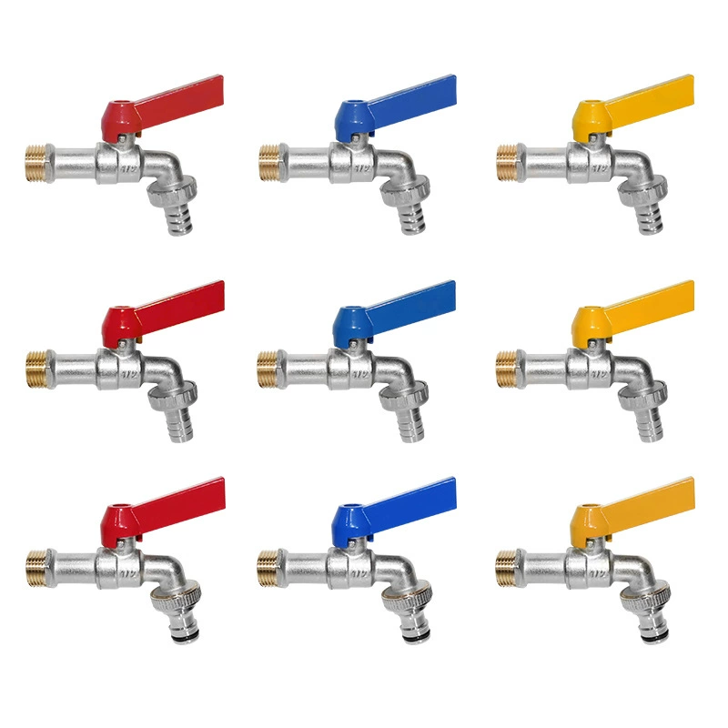 Трансграничный эксклюзивный смеситель для стиральной машины оптом наружная вся медная мойка автомобиля поливает цветы балконный бассейн швабры один холодный кран