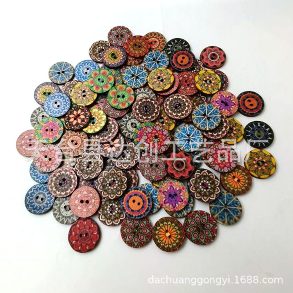 Colores mezclados 13*15mm * Ronda * pintura