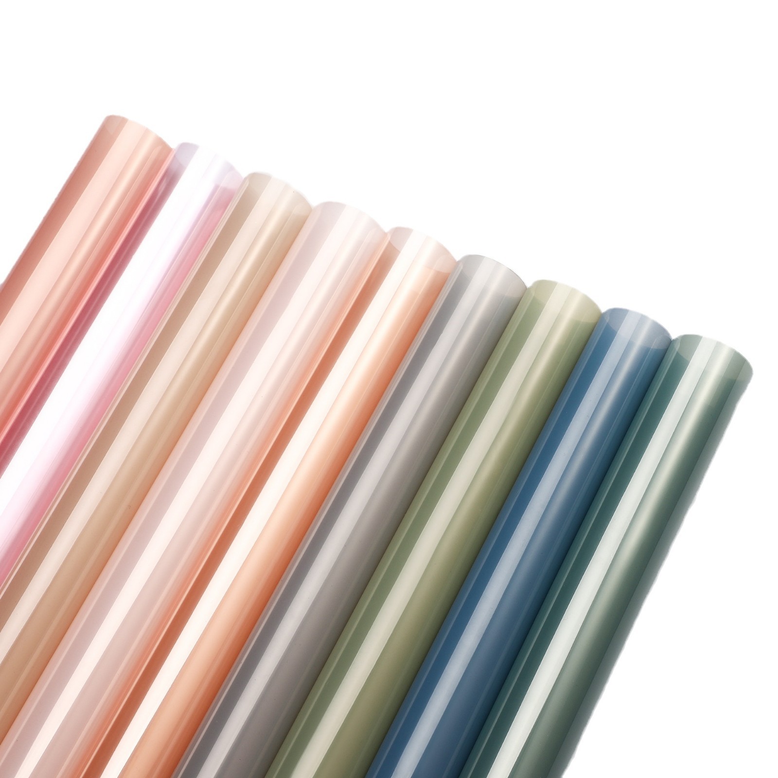 Etiquetado de papel de embalaje de flores, paquete de papel de ramo de flores en stock, no devuelve, no cambia