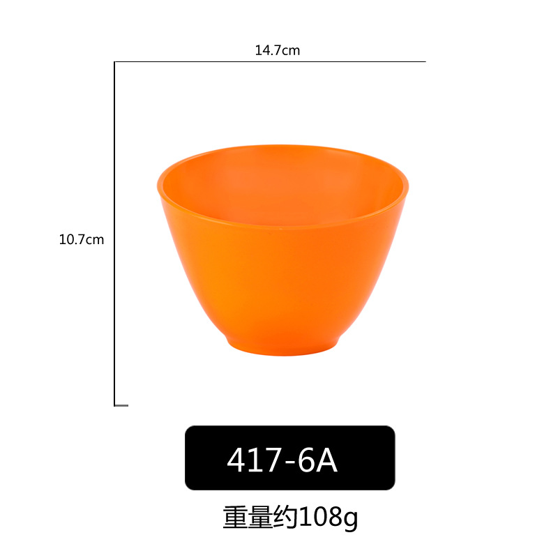 PP porcelana-como colorido oblicuo Tazón de fuente Cubo de lechuga Tazón verde vegetal cubo vegetal creativo restaurante comercial Ensalada de frutas Tazón