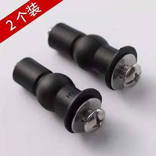 Manufacturer direct sale toilet seat cover accessories universal rubber expansion screw toilet seat cover fixing nut accessories top universal