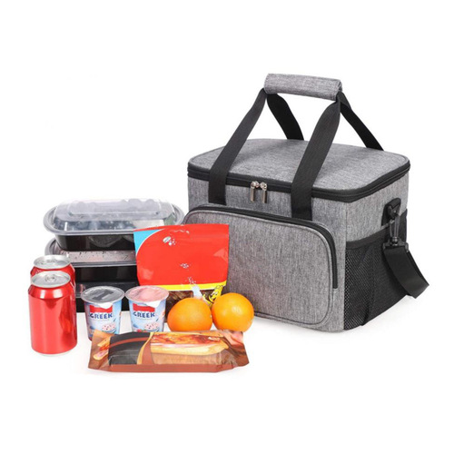  European and American fashionable cross-body thickened insulated lunch bag Amazon large-capacity business insulated bag