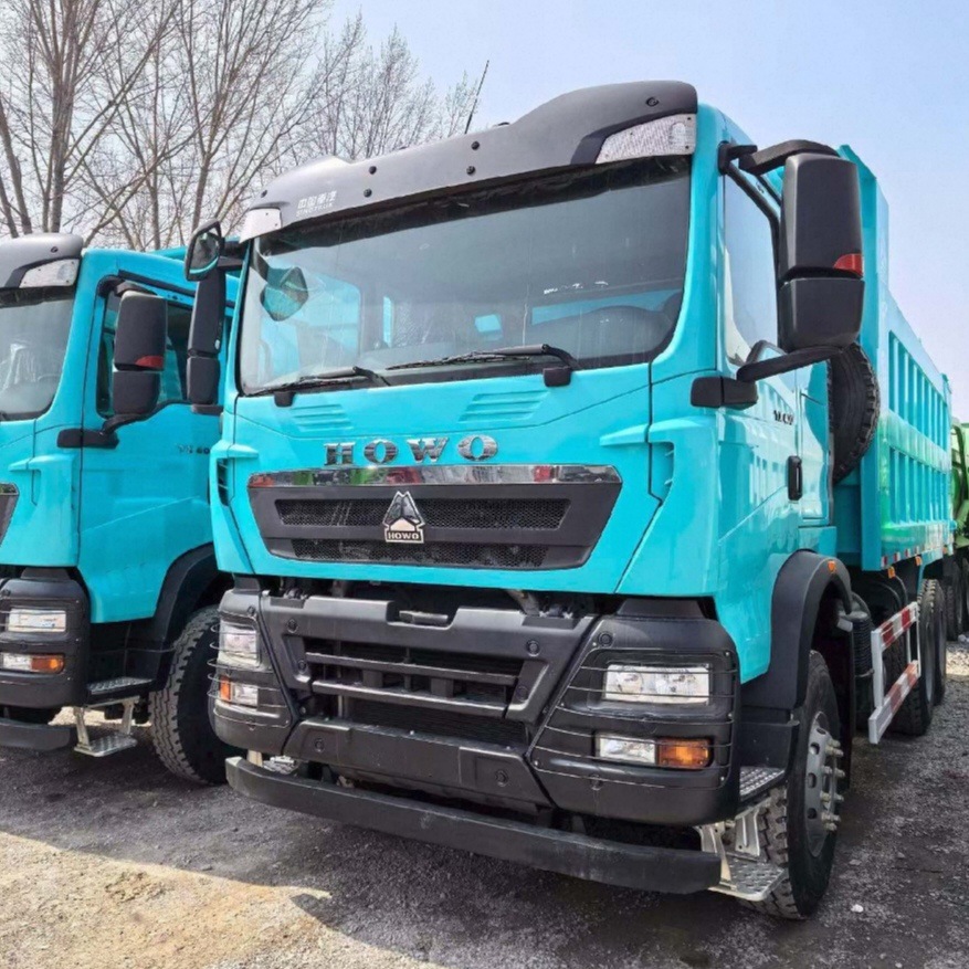 Cross-Border Sinotruk Howo Dump Truck 440 Horsepower Tx Rear-Wheel Dump Truck for Transporting Soil and Gravel