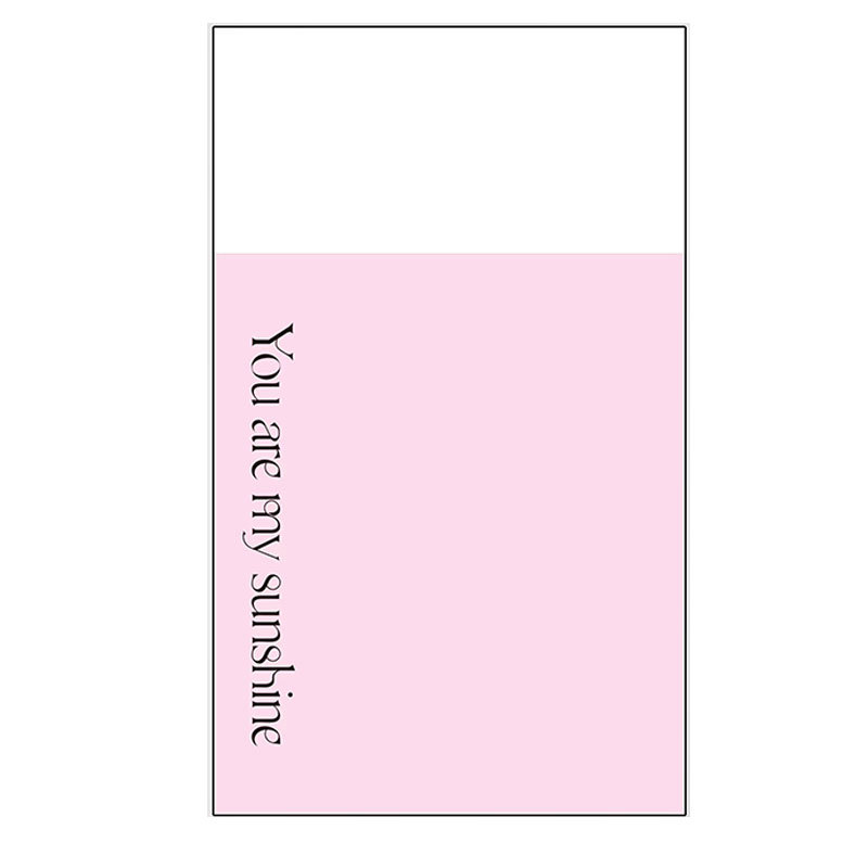 Huaxi nuevo eres mi bolsa de flores de sol bolsa de flores de moda inglesa bolsa transparente bolsa de flores de rosas