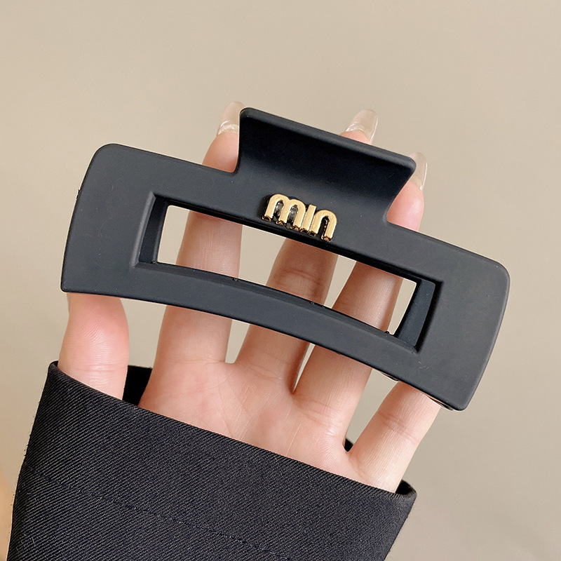 Acrílico grande, pinza de amor, pinza para el cabello, parte posterior de la cabeza femenina, pinza de tiburón, horquilla, pinza para el cabello, tocado, primavera y verano