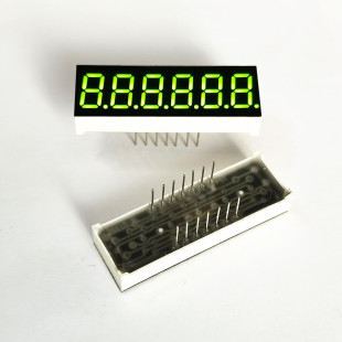 0.36 inch yellow green (green) digital tube KYX-3661AG KYX3661BG six-digit 0.36