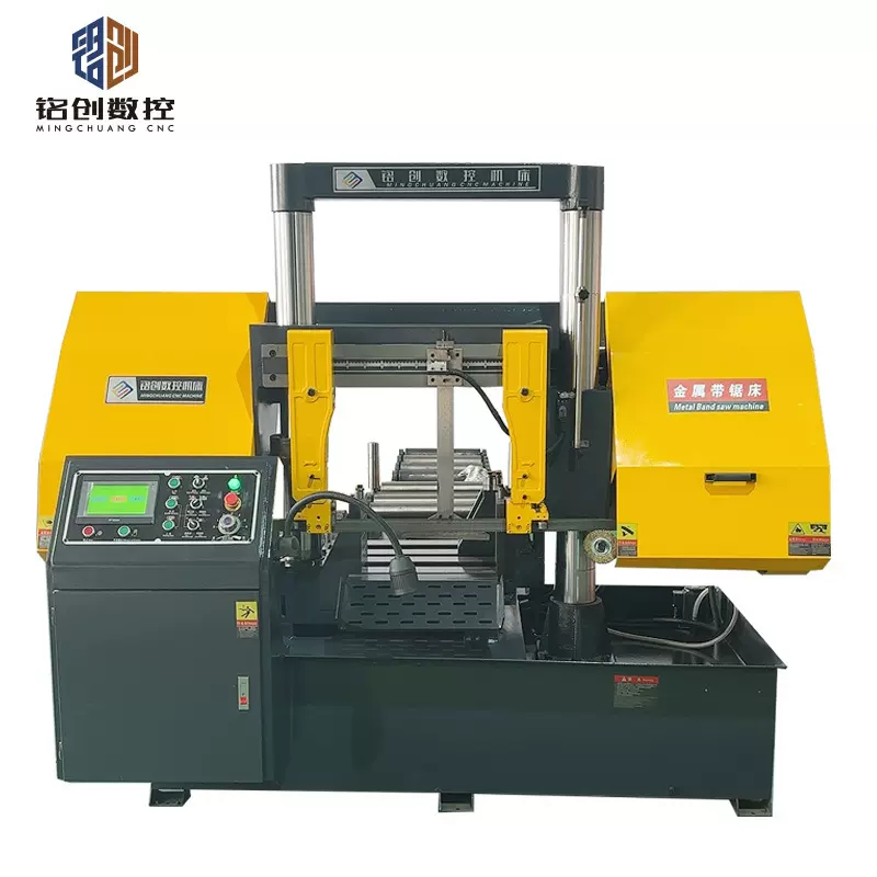 带锯床全自动锯床卧式金属带锯床全自动送料数控切割带锯机优惠
