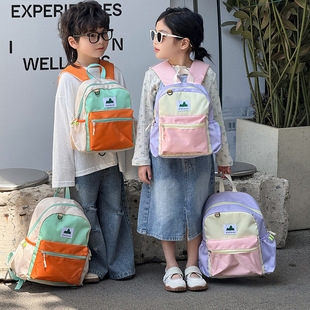 New Children's Backpack Kindergarten Baby Spring Simple Cute Niche Design School Bag Fashion Backpack