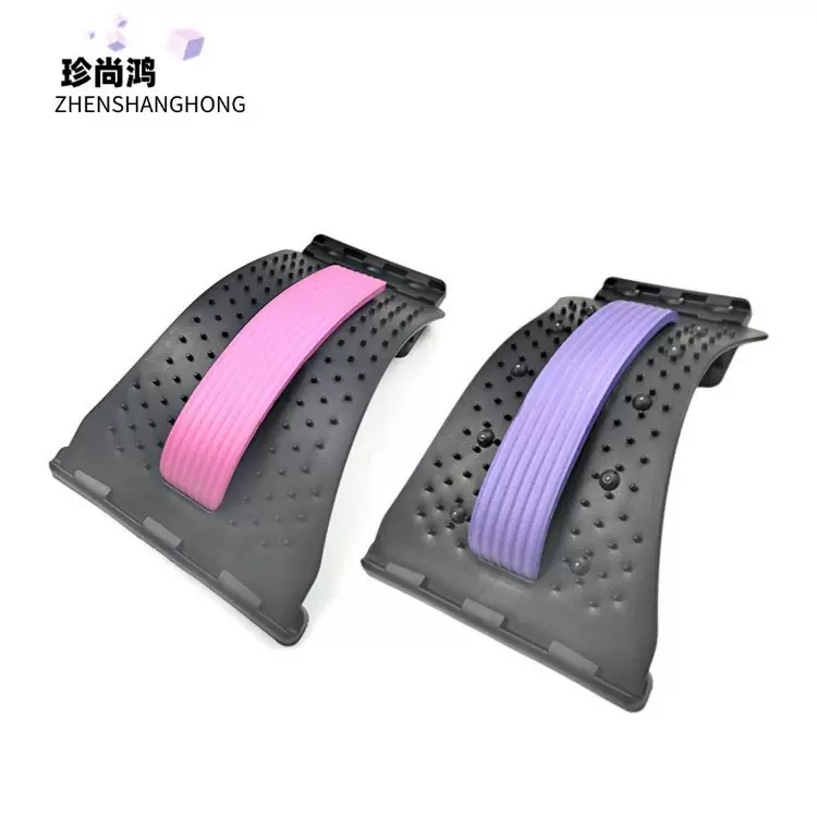 腰椎舒缓器腰部腰椎拉伸器开背神器瑜伽脊柱矫正驼背按摩训练器材