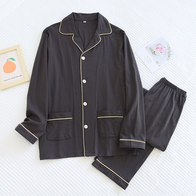 LHメンズダークグレー-ニットスーツ（新品）