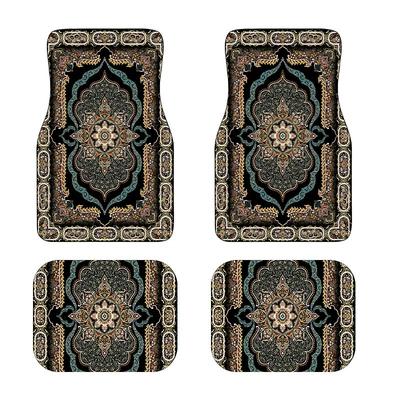 Avtomobil döşəmə paspasları — Bohemian Style Car Floor Mats - new-car-floor-mats-85-3344cm-pack-of-two
