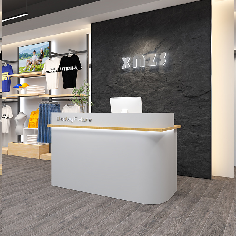 Bar Cajero Minimalista Tienda de conveniencia Moderna Salón de belleza Barbería Tienda de ropa Mini mostrador Recepción