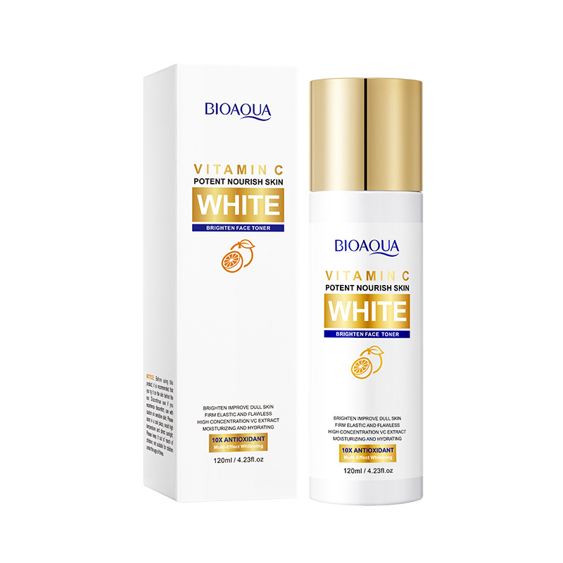 BIOAOUA Vitamin C Brightening Toner Soothing Skin Moisturizing Whitening_voghion.com