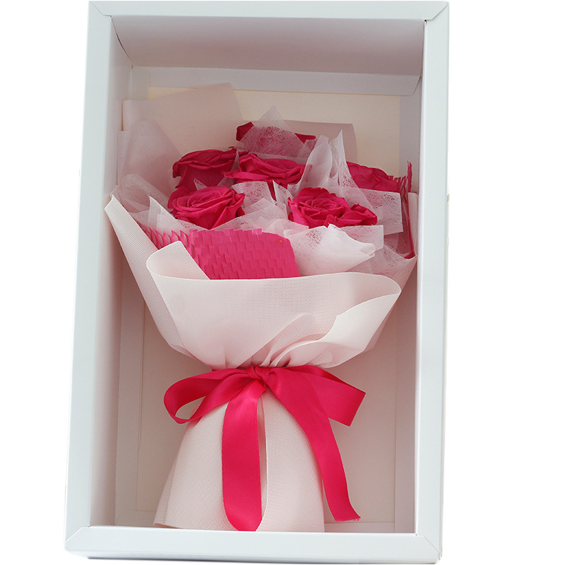 Día de San Valentín regalo de cumpleaños flor real Día de la Madre ramo rosa regalo creativo flor seca Yunnan flor eterna producto terminado