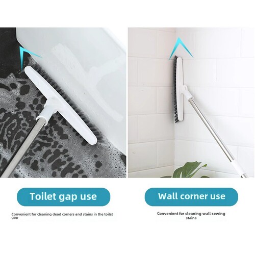 Floor brush, bathroom floor brush, long-handled floor washer, floor gap brush, bathroom wall cleaner, bathroom toilet tile cleaner