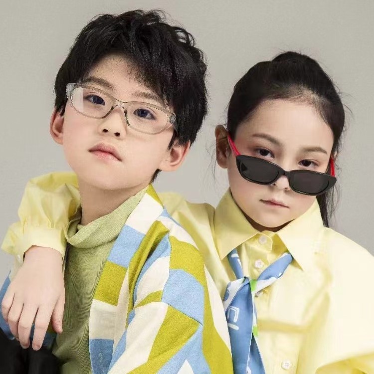 Children's silicone fashionable comfortable glasses
