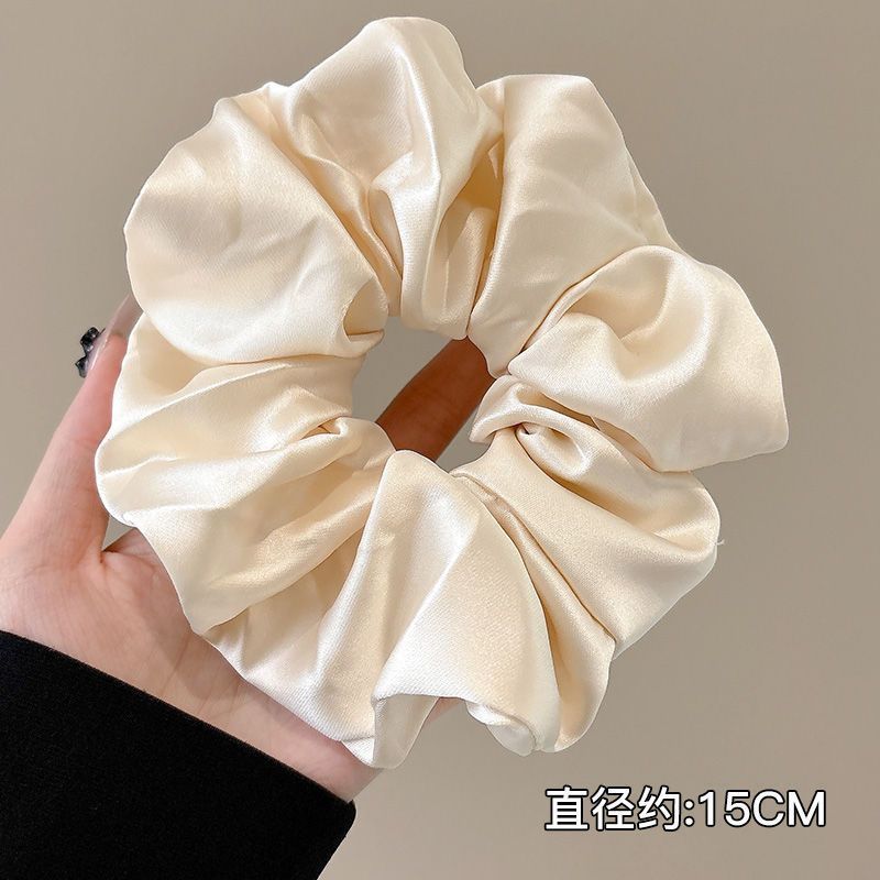 4# Large Hair Tie Rice Cream (about 13cm)
