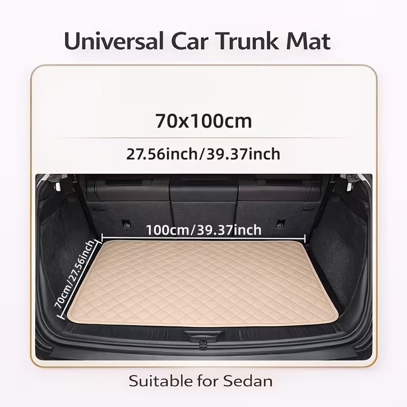 Hot-Selling Products on Temu: Cross-Border Supply of Universal Car Trunk Mats, Wear-Resistant and Waterproof Car Trunk Mats, Direct Sales from the Manufacturer